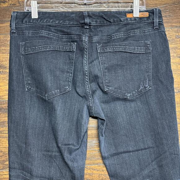 Express Women's Low-Rise Jeans - Straight, Medium Wash Denim - Size 12 Stretch - Picture 4 of 7